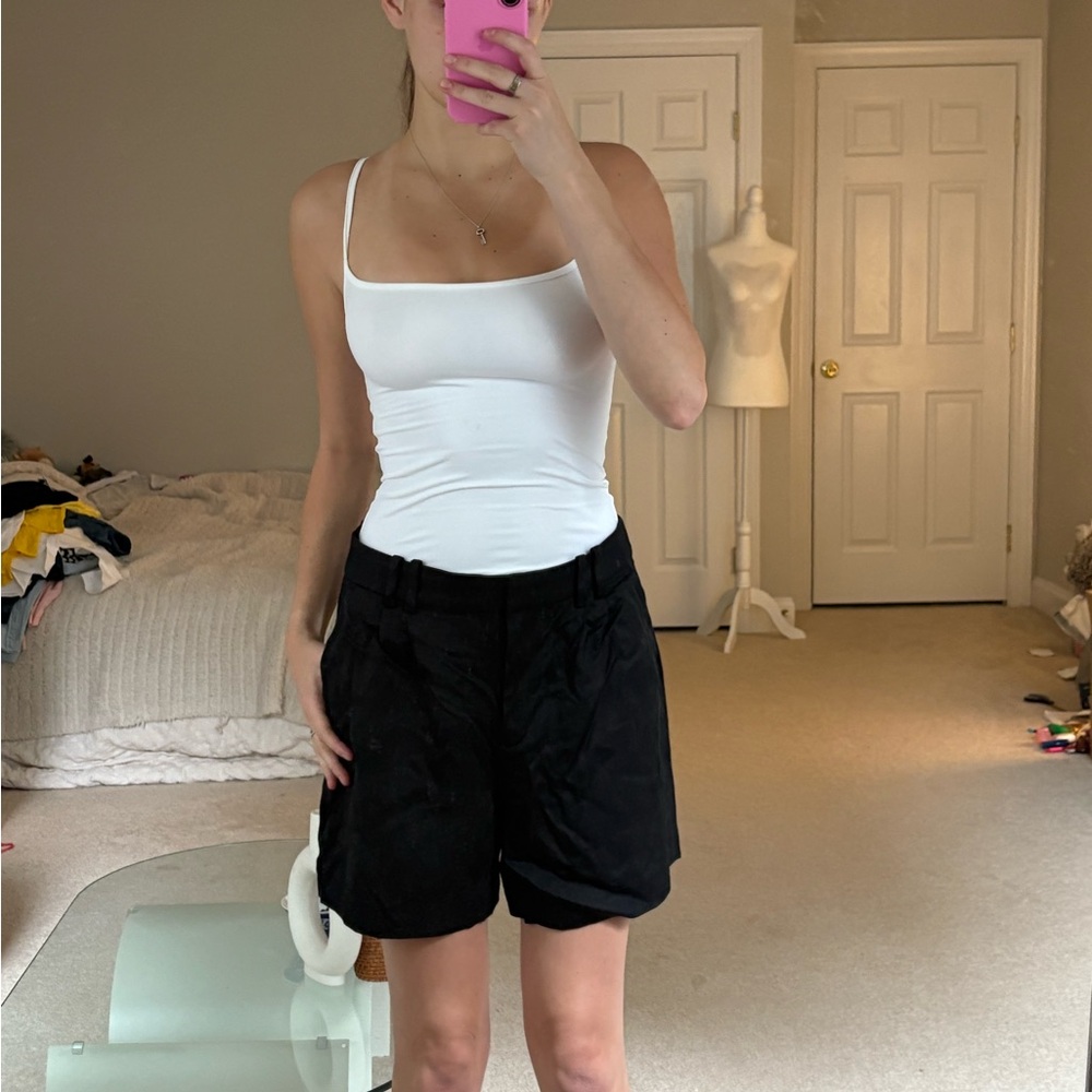 J. Crew Black flowy shorts